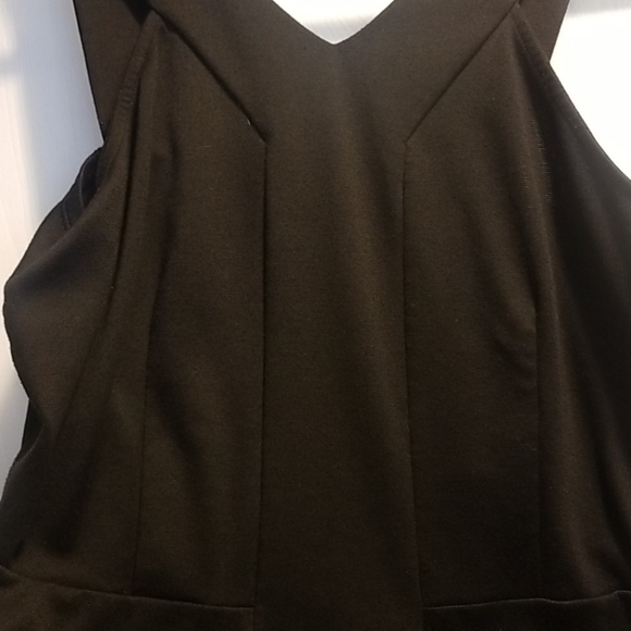 💜SOLD💜 Torrid size 2 black v neck peplum - Picture 3 of 3